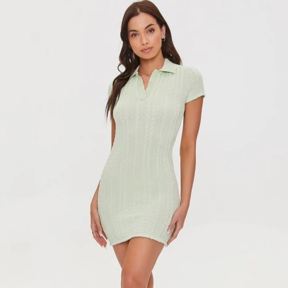 Cable Knit Bodycon Dress